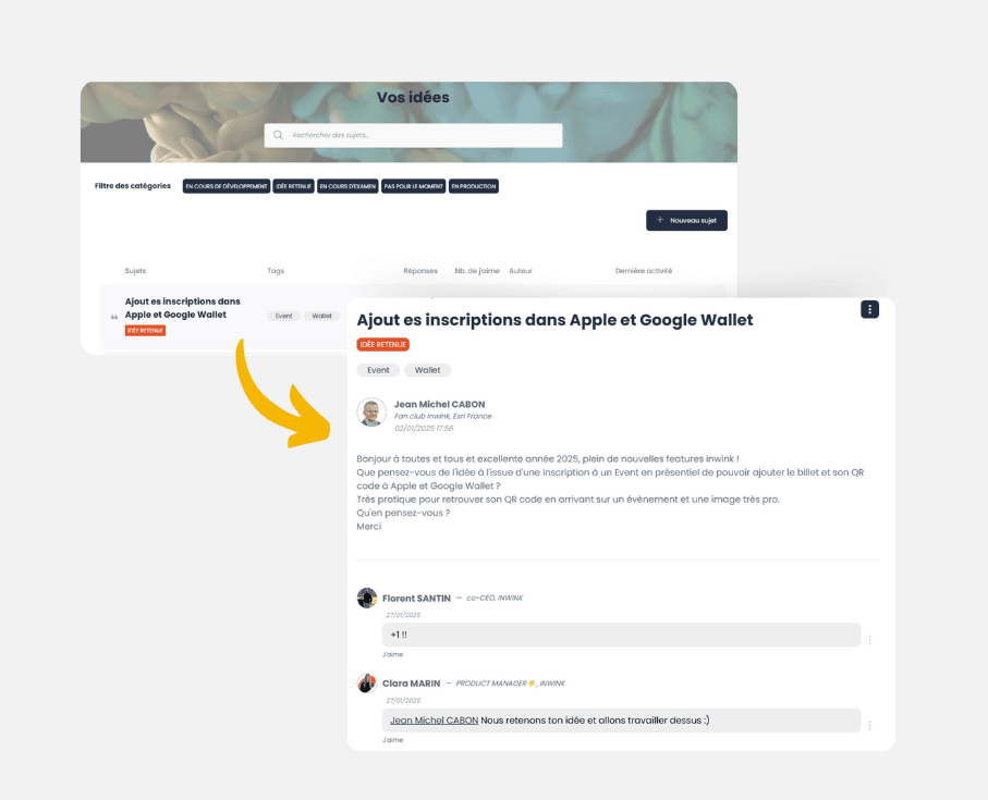 créer une communauté - forum feedback