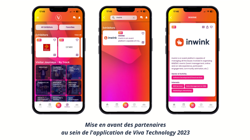 inwink Mobile app : application événementielle