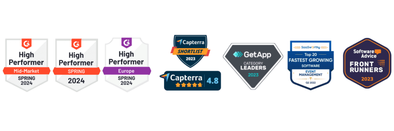 Badges Capterra G2 inwink