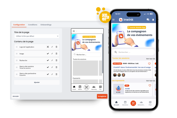 CMS application mobile Contenus