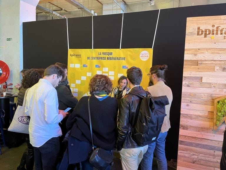 Interactivité événement - fresque