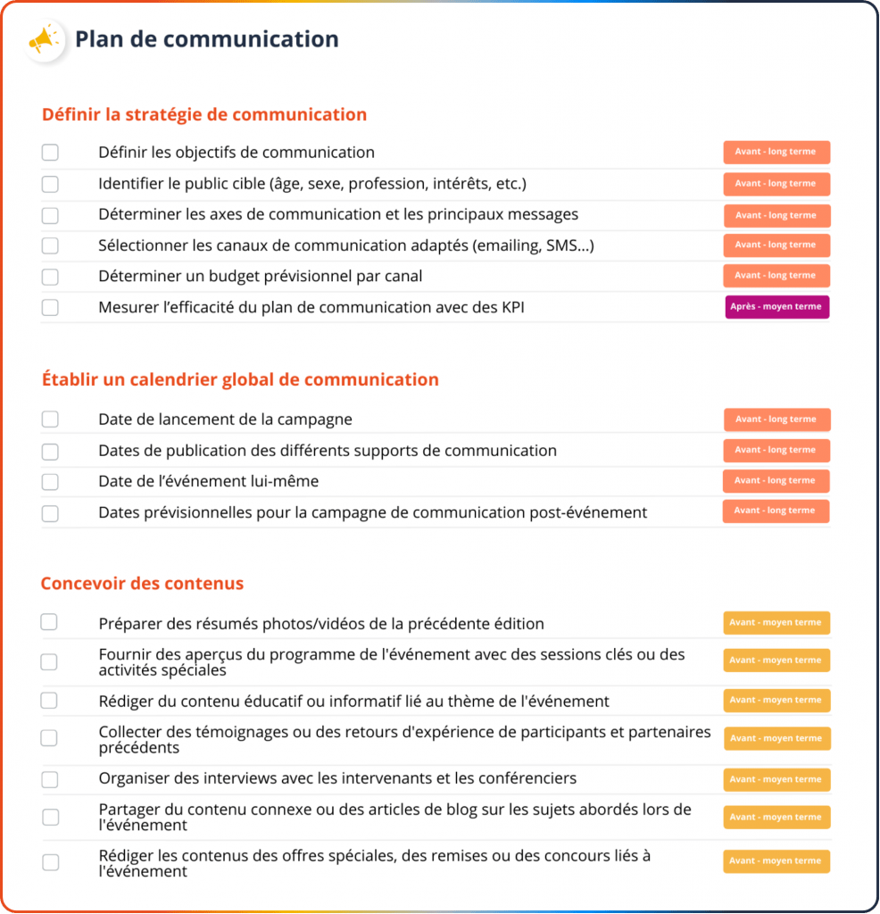organiser une conférence