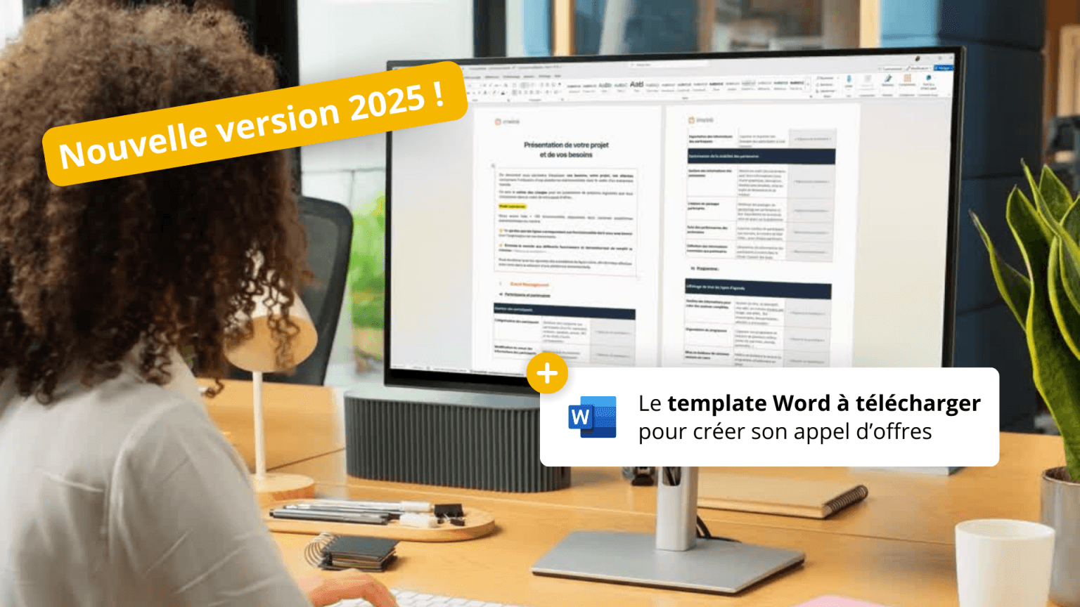 Template appel d'offres plateforme événementielle