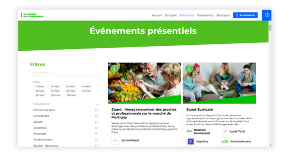 Journées de la schizophrénie - événements (2) Journées de la schizophrénie - événements (2)